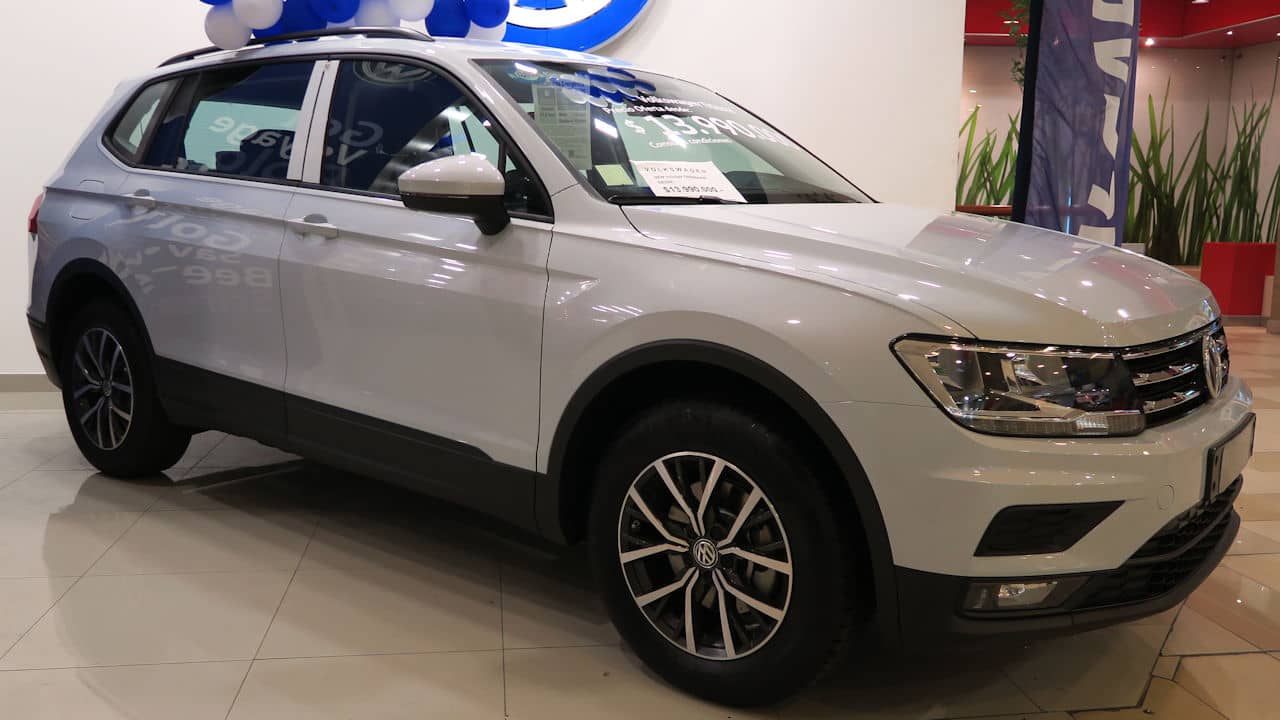 An image of a White 2018 Volkswagen Tiguan 1.4 TSi Trendline