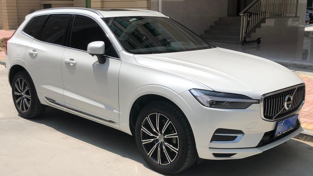 A Volvo XC60 II, photographed in Shishi, Fujian province, China.