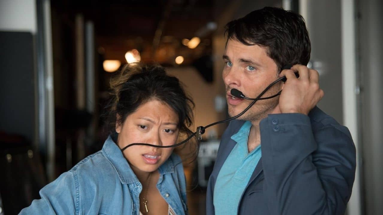 James Marsden and Kulap Vilaysack in Welcome to Me (2014)