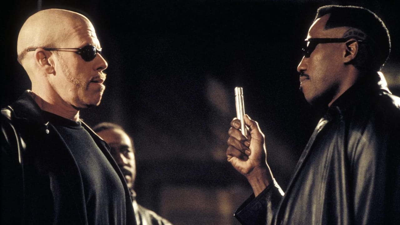 Ron Perlman, Wesley Snipes, and Danny John-Jules in Blade II (2002)
