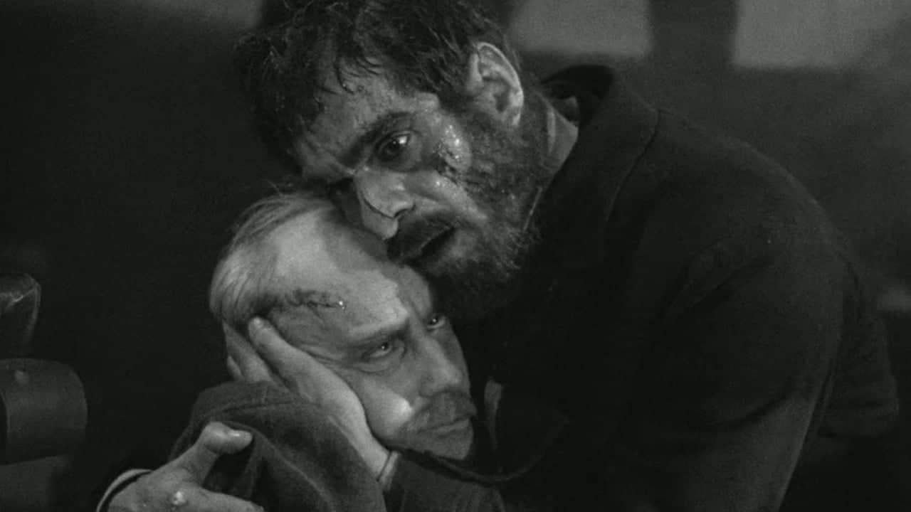 Boris Karloff and Brember Wills in The Old Dark House (1932)