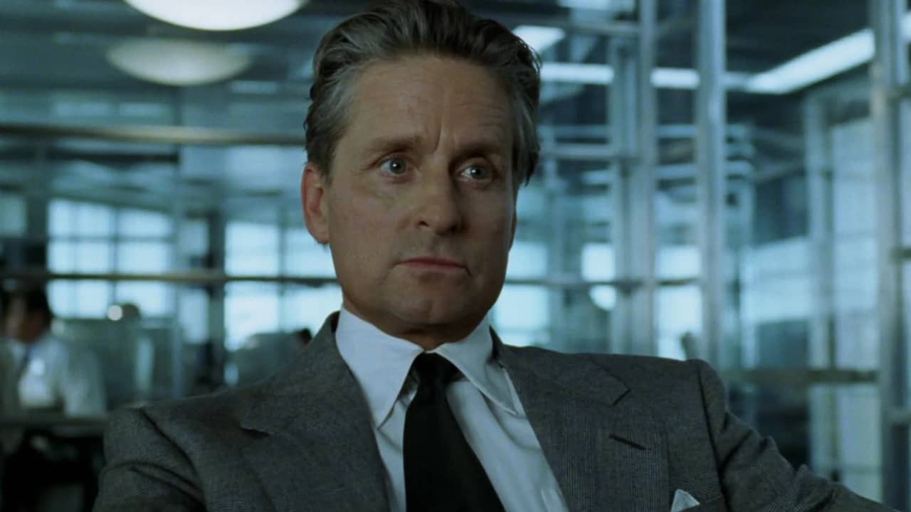 Michael Douglas in The Game (1997) Hitchcock influence