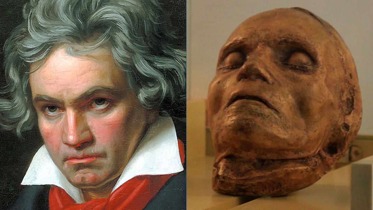 Ludwig van Beethoven death mask