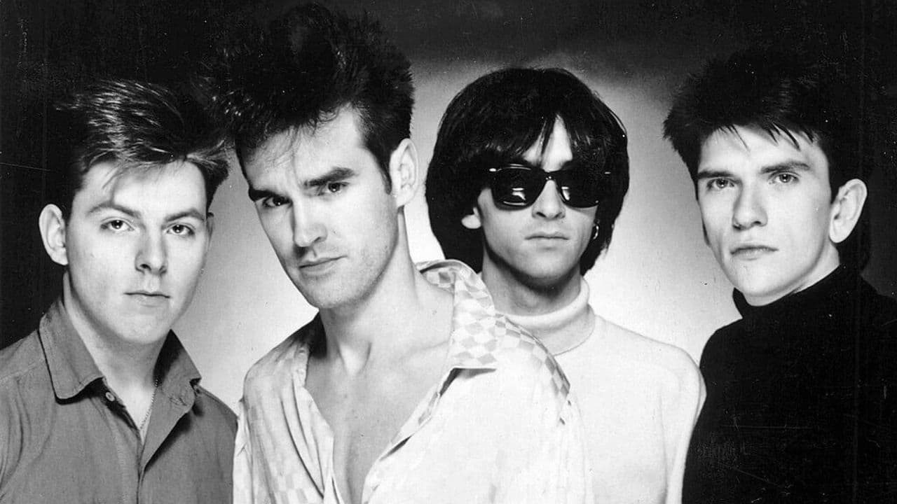 The Smiths, circa 1985. From left to right; Andy Rourke, Morrissey, Johnny Marr, and Mike Joyce.