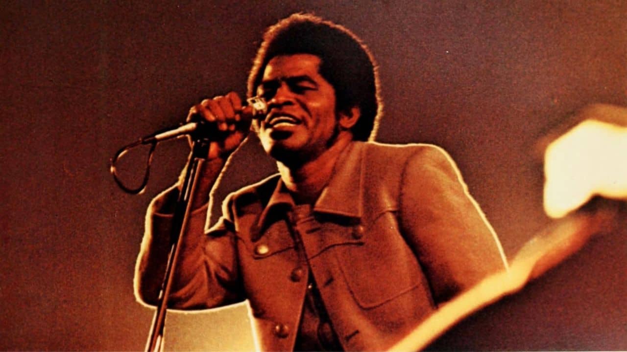 James Brown performing at Tulane Stadium, New Orleans, 24 October 1970.