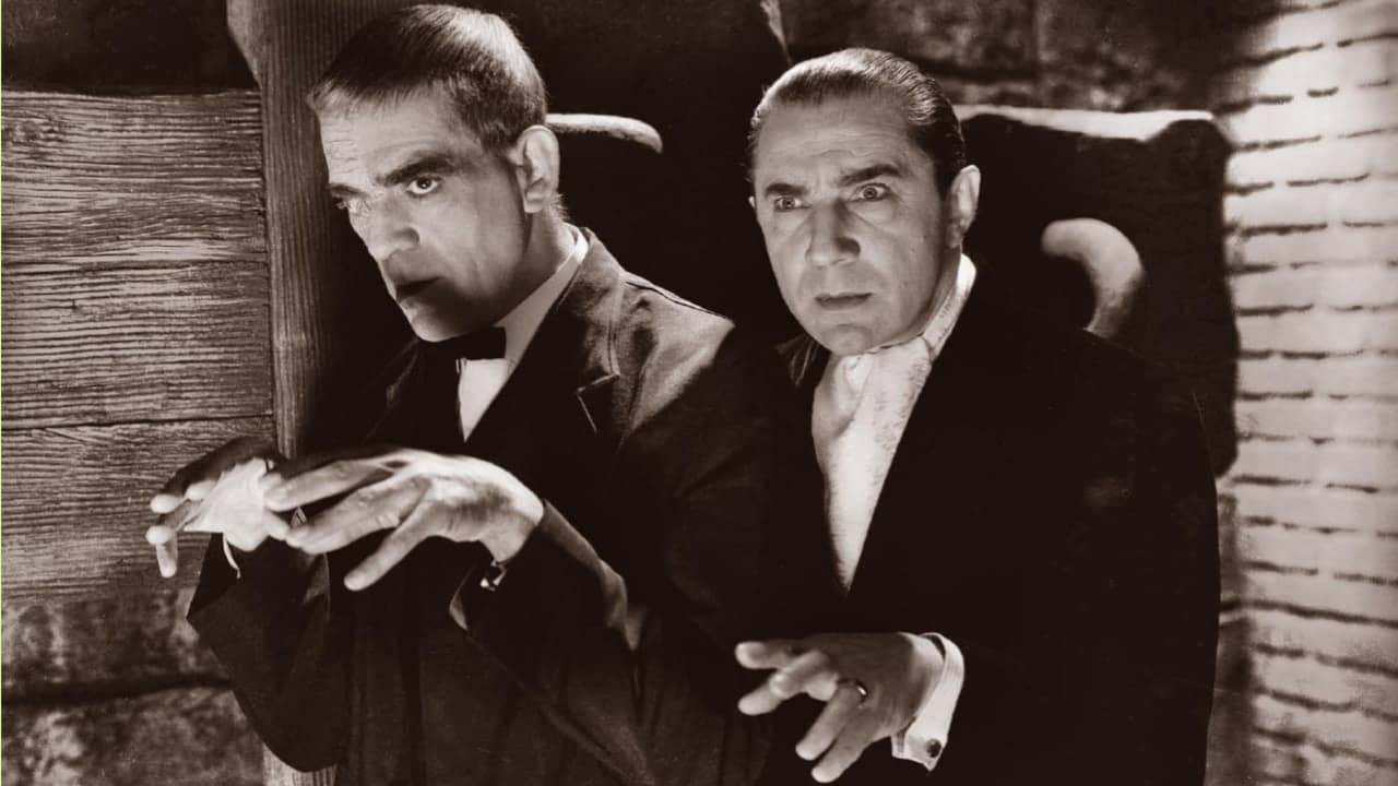 Boris Karloff and Bela Lugosi in The Raven (1935)