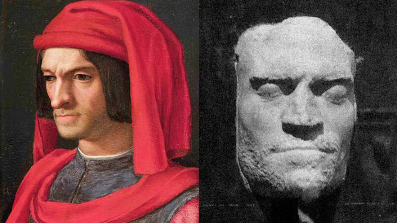 Lorenzo de Medici death mask