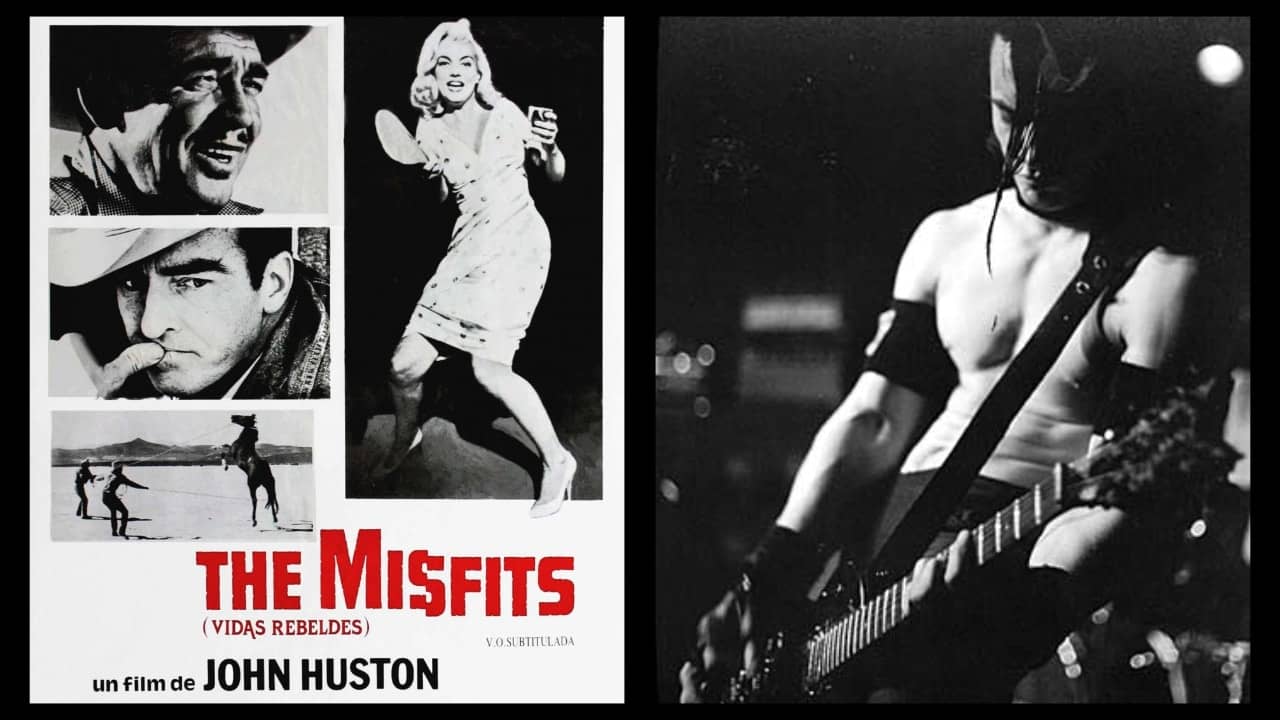 (L) The Misfits (movie) and (R) Misfits (band)