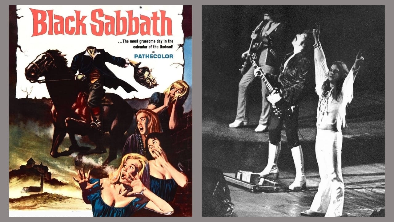 (L) Black Sabbath (movie) and (R) Black Sabbath (band)