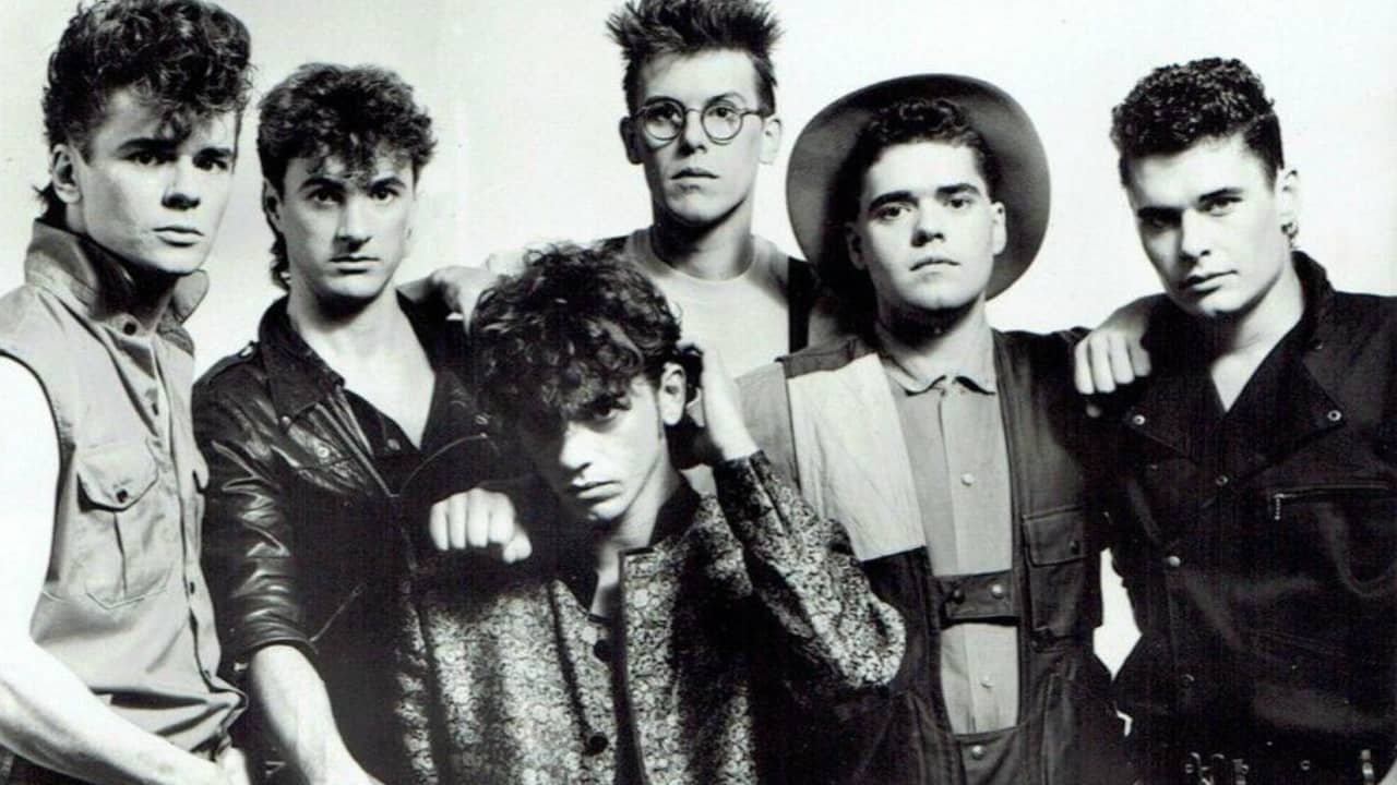 INXS in a 1983 publicity photo for ATCO Records