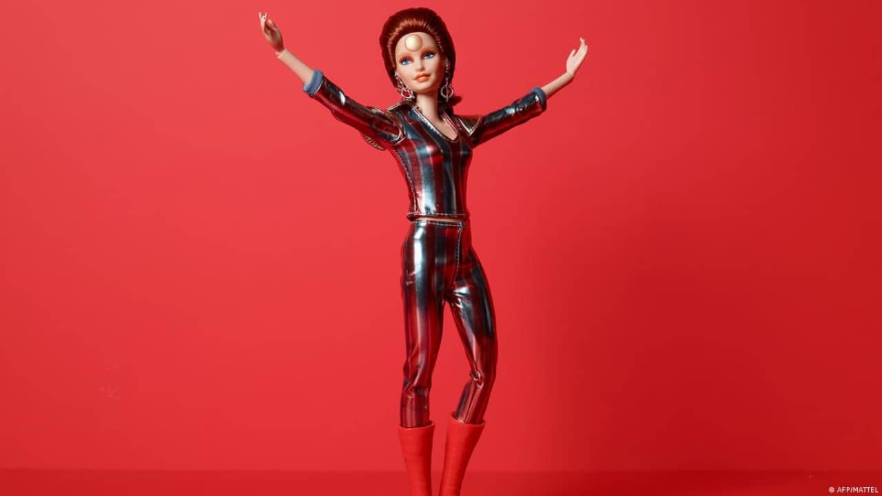 The sold-out Ziggy Stardust limited-run Barbie doll.