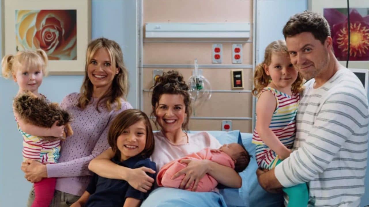 Rachel Blanchard and Priscilla Faia in episode Home Is Where the Flaming Heart Is', which aired in 2020.