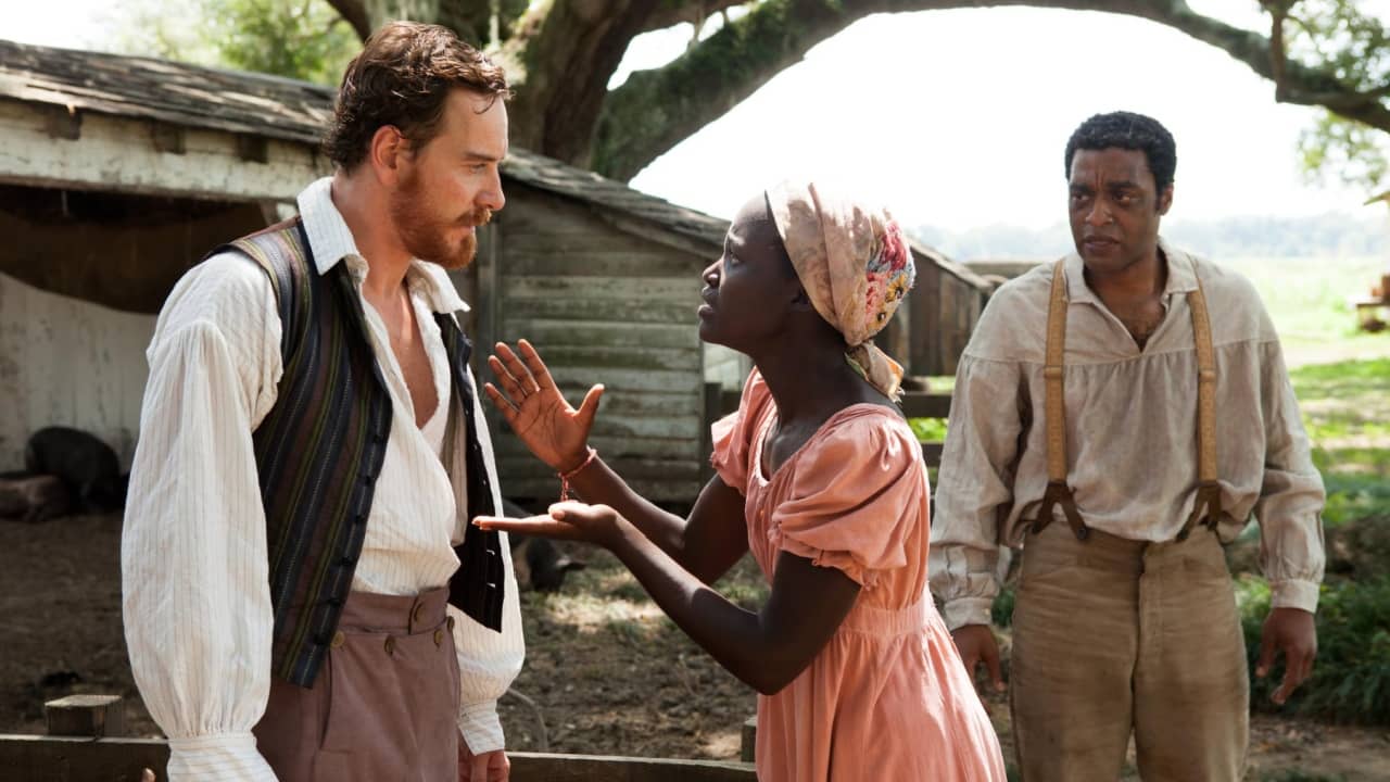Chiwetel Ejiofor, Michael Fassbender, Lupita Nyong'o in 12 Years a Slave