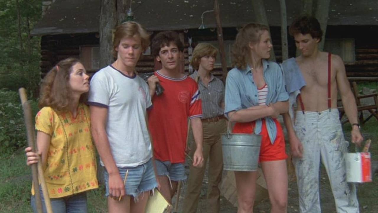 Kevin Bacon, Laurie Bartram, Harry Crosby, Adrienne King, Mark Nelson, and Jeannine Taylor in Friday the 13th (1980)