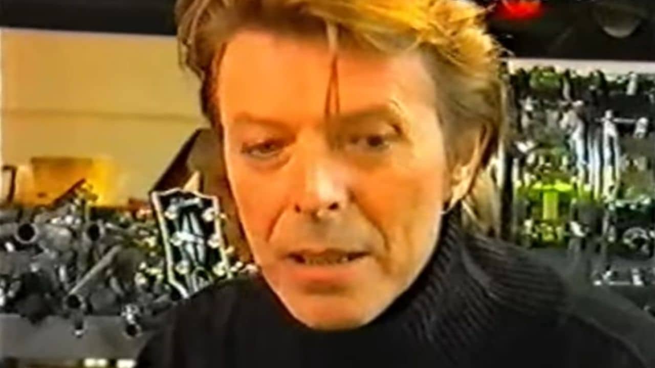 David Bowie performing 'Requiem For The Laughing Gnome' on BBC's Comic Relief Red Nose Day, 12 March '99. 
