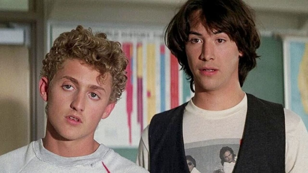 Keanu Reeves and Alex Winter in Bill & Ted's Excellent Adventure (1989)