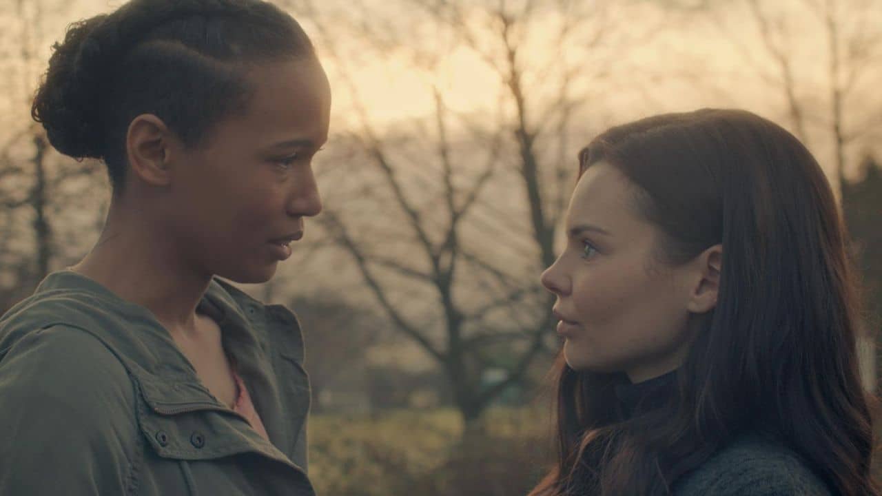 Eline Powell and Fola Evans-Akingbola in episode 'The Toll of the Sea' from Siren (2020).
