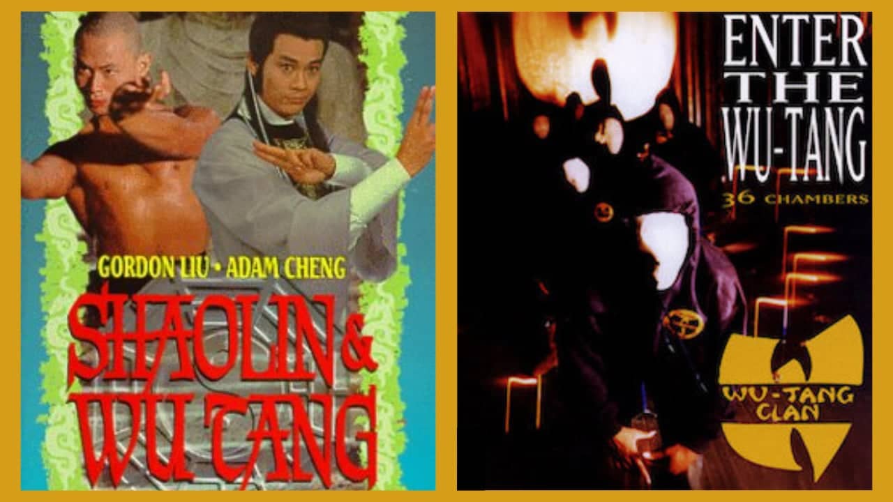 (L) Shaolin and Wu Tang (movie) and (R) Wu-Tang Clan (band)