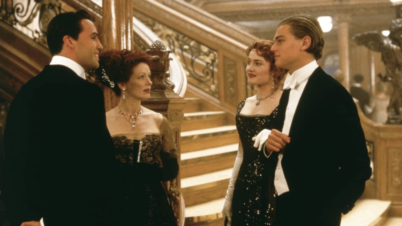 Titanic Leonardo DiCaprio, Kate Winslet, Billy Zane, Frances Fisher