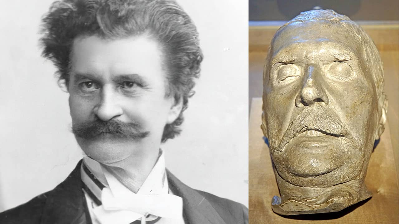 Johann Strauss II death mask