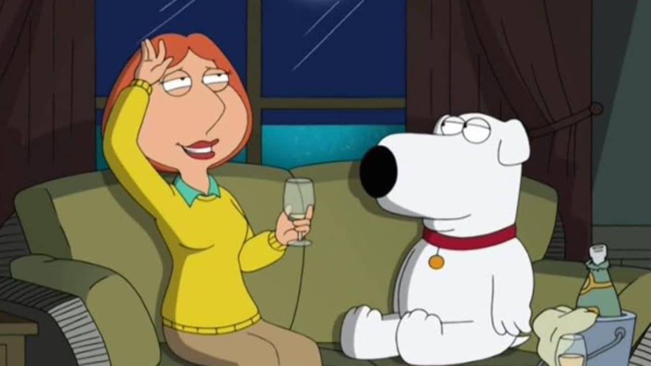 Brian and Lois Griffin