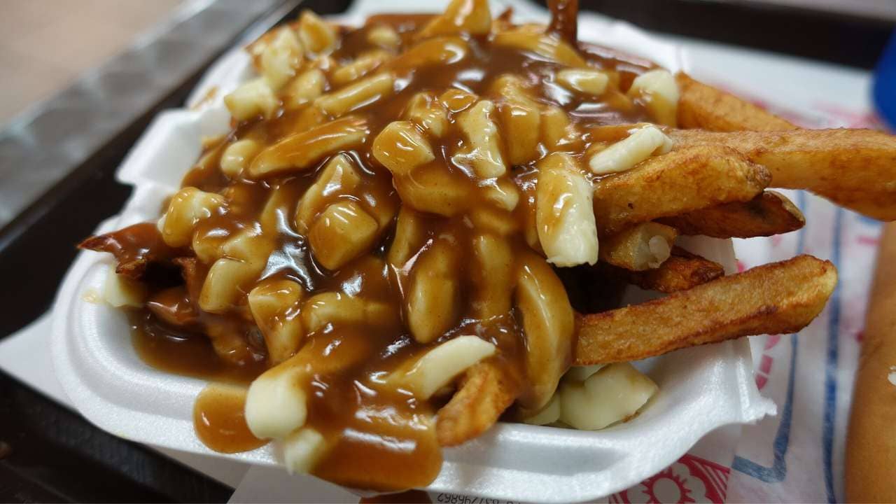 Poutine in Montreal, CAD.