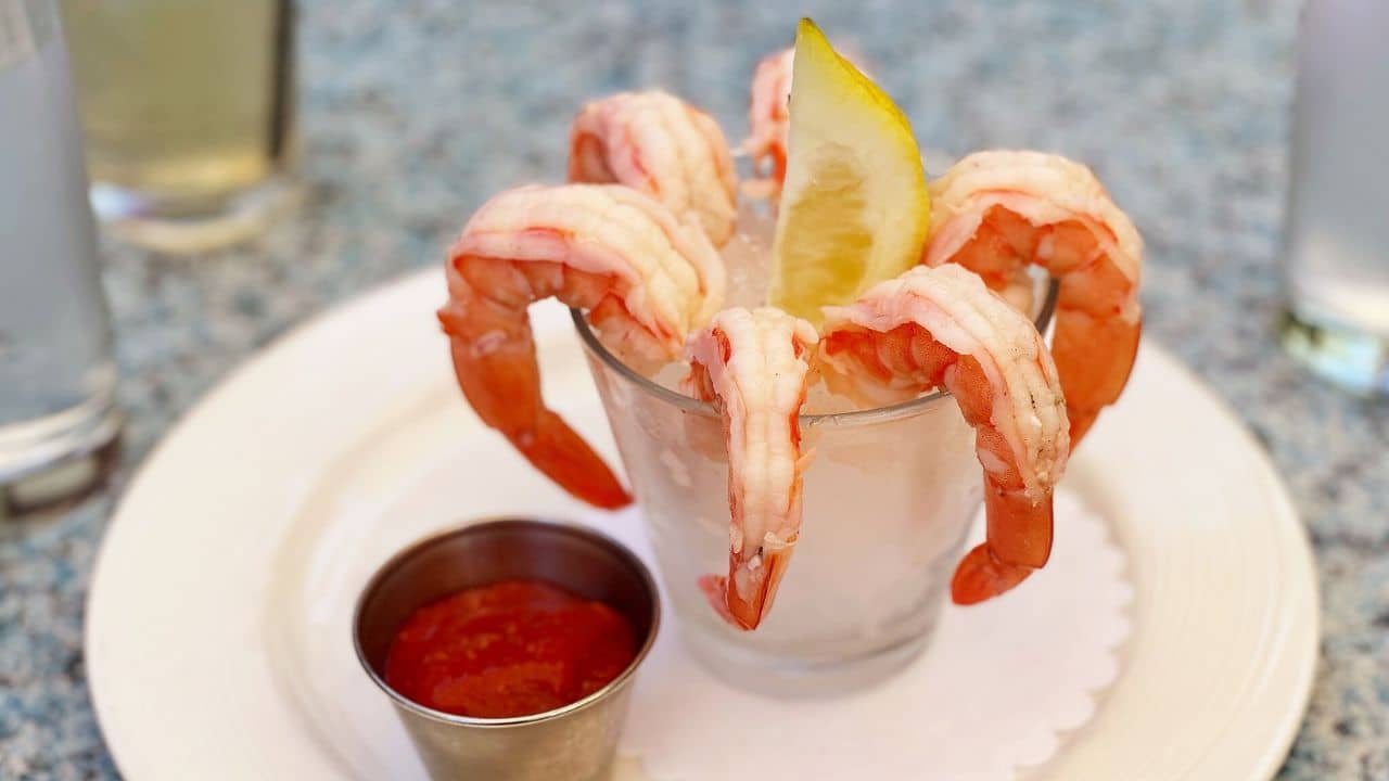 Shrimp Cocktail at Sonoma Grille in Sonoma, California.
