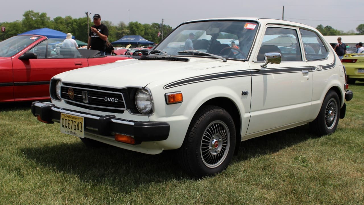 1978 White Honda Civic CVCC