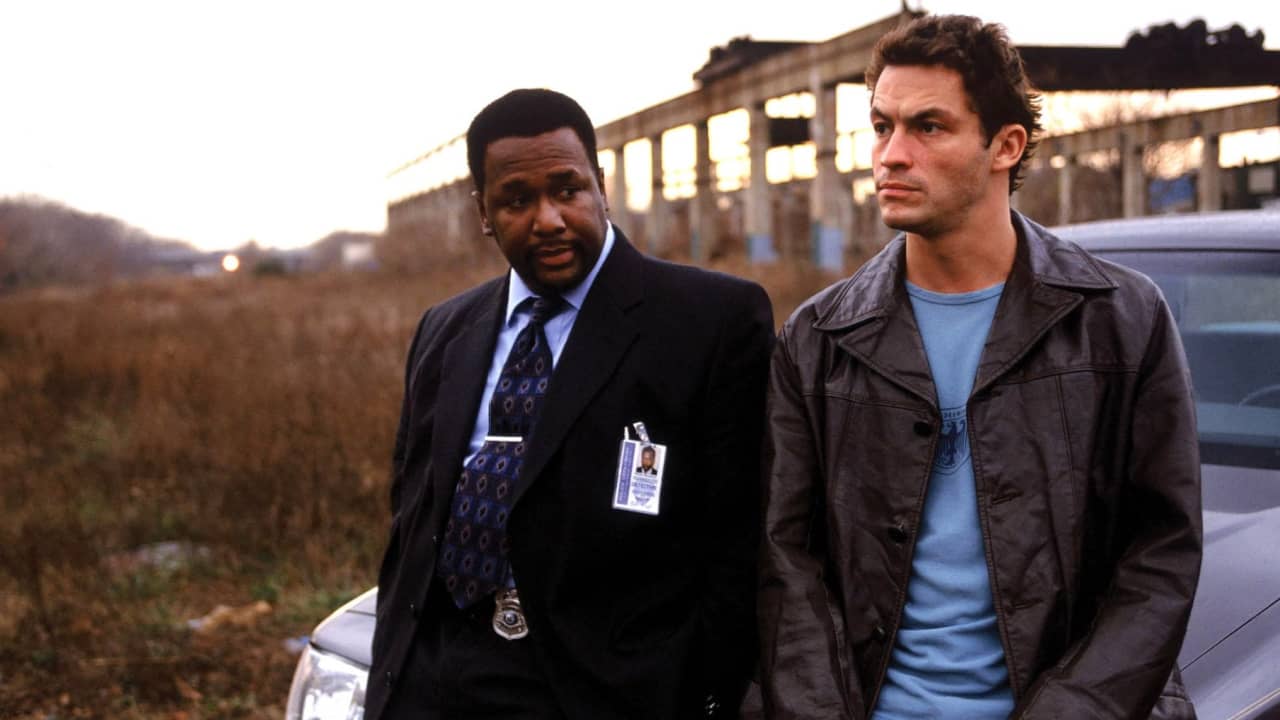 Wendell Pierce, Dominic West IN The Wire "The Target" episode
