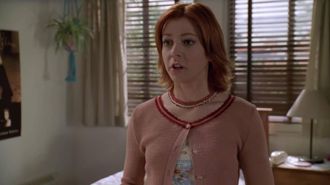 Alyson Hannigan in Buffy the Vampire Slayer (1997).