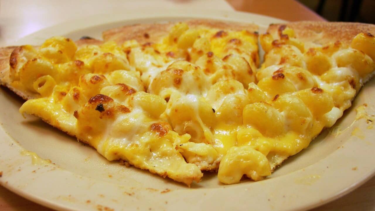 Macaroni and Cheese Pizza