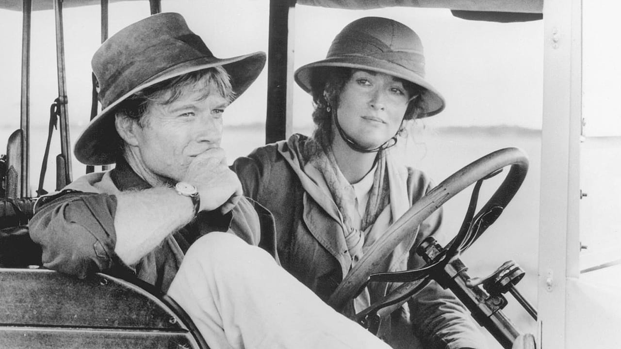 Robert Redford and Meryl Streep in Out of Africa (1985)